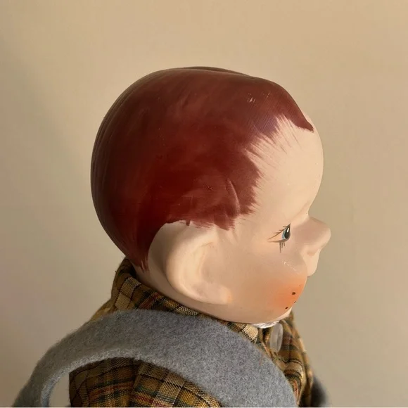 Dream Dolls Porcelain Boy Doll Hand Painted 15 Inch Vintage - Picture 7 of 12